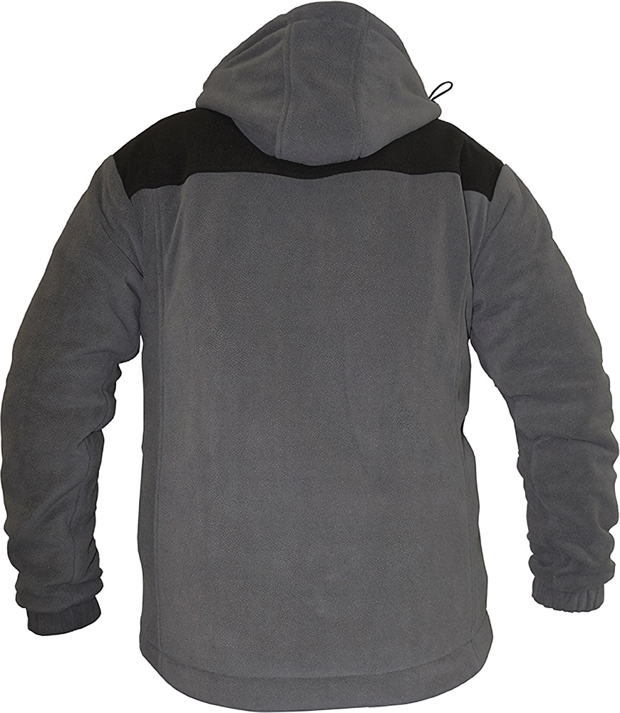 BasicLineGeftterteFleecejackeMoscouZementgrauSchwarz-S