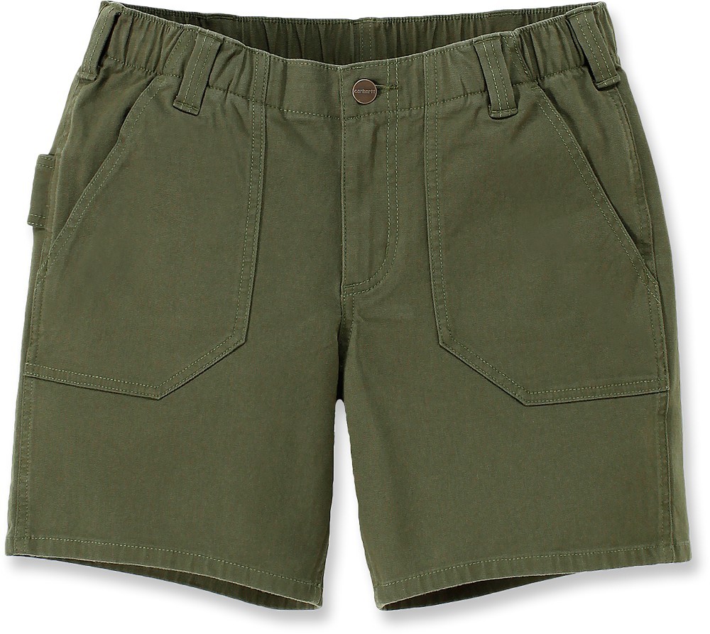 CarharttDamenShortsRelaxedFitCanvasWorkShortBasil