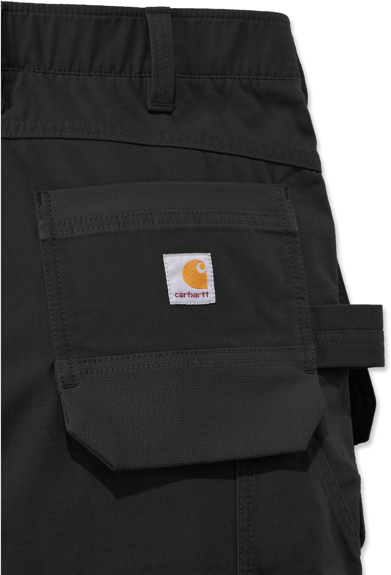 CarharttHerrenHoseSteelMultipocketPantBlack