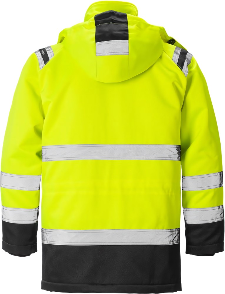 FristadsWarnschutz-JackeHighVisWinterparkaKl34042PPWarnschutz-GelbSchwarz-XS