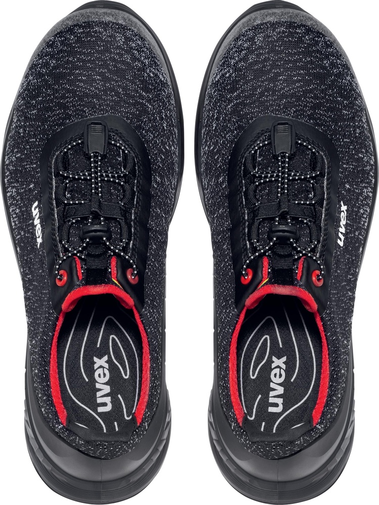 UvexSicherheits-Halbschuhe1G2S1SRC68527SchwarzRot-35Weite10