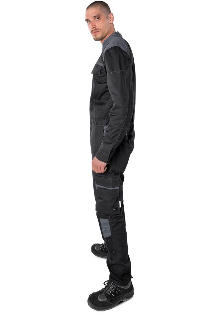 FristadsOverall8555STFPSchwarzGrau-XS