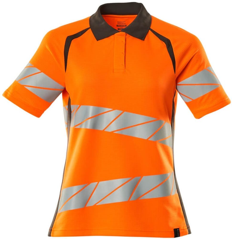 MascotDamenPolo-ShirtAccelerateSafe19093-771Hi-visOrangeDunkelanthrazit-XXL