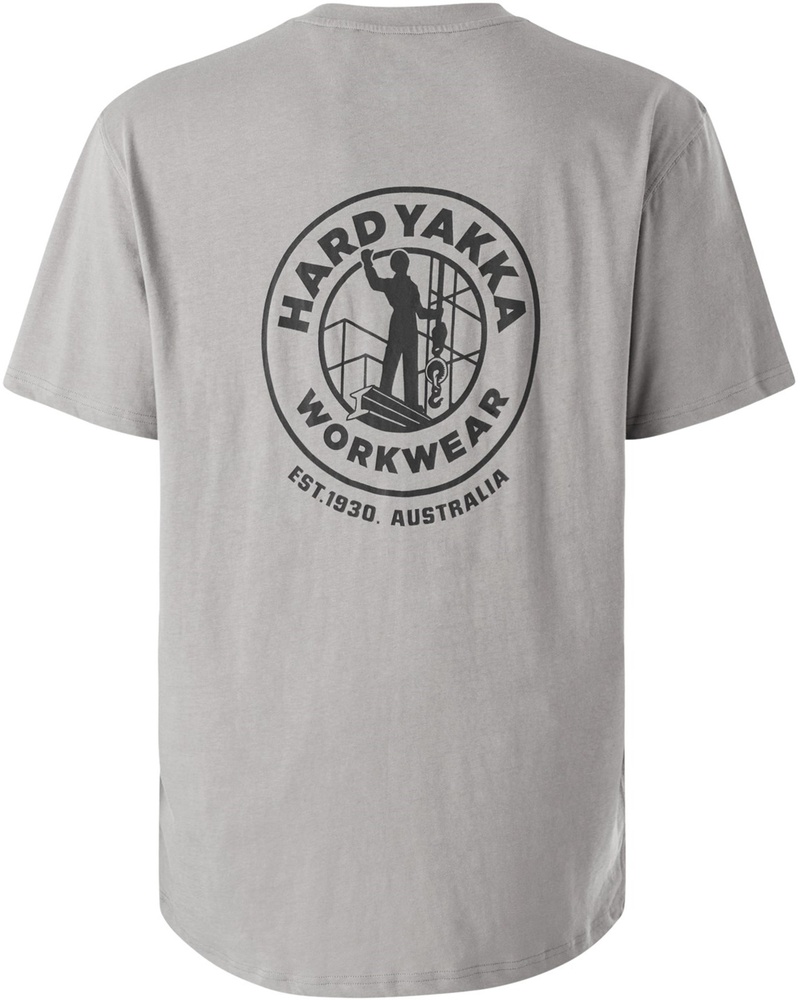 HardYakkaT-ShirtHeritageIconSSTeeG11486Grey-S