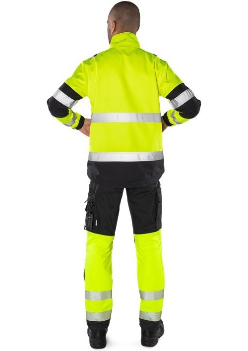 FristadsWarnschutz-JackeHighVisSoftshell-JackeKl24083WYHWarnschutz-GelbSchwarz