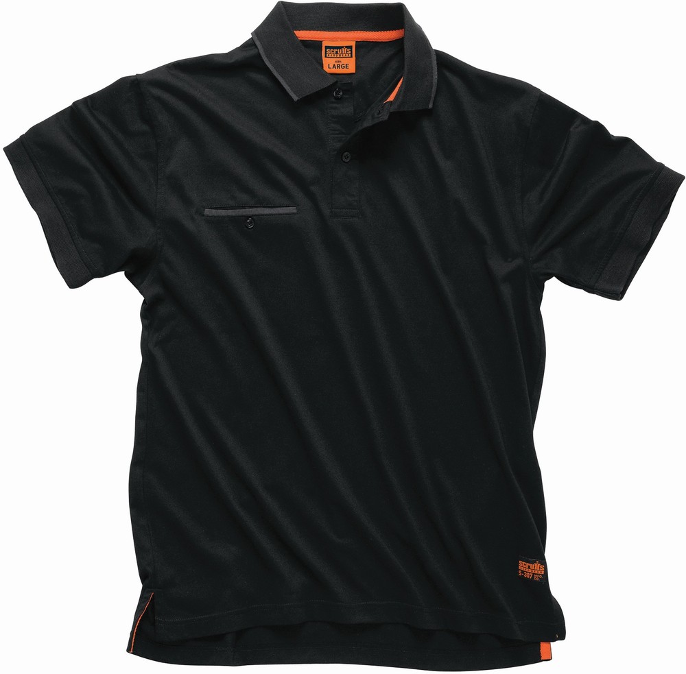 ScruffsT-ShirtPolohemdWorker-Schwarz