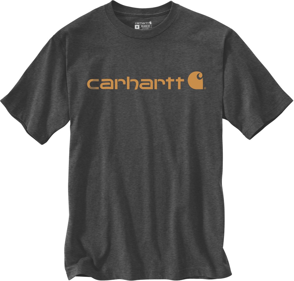 CarharttCoreLogoT-ShirtSSCarbonHeather