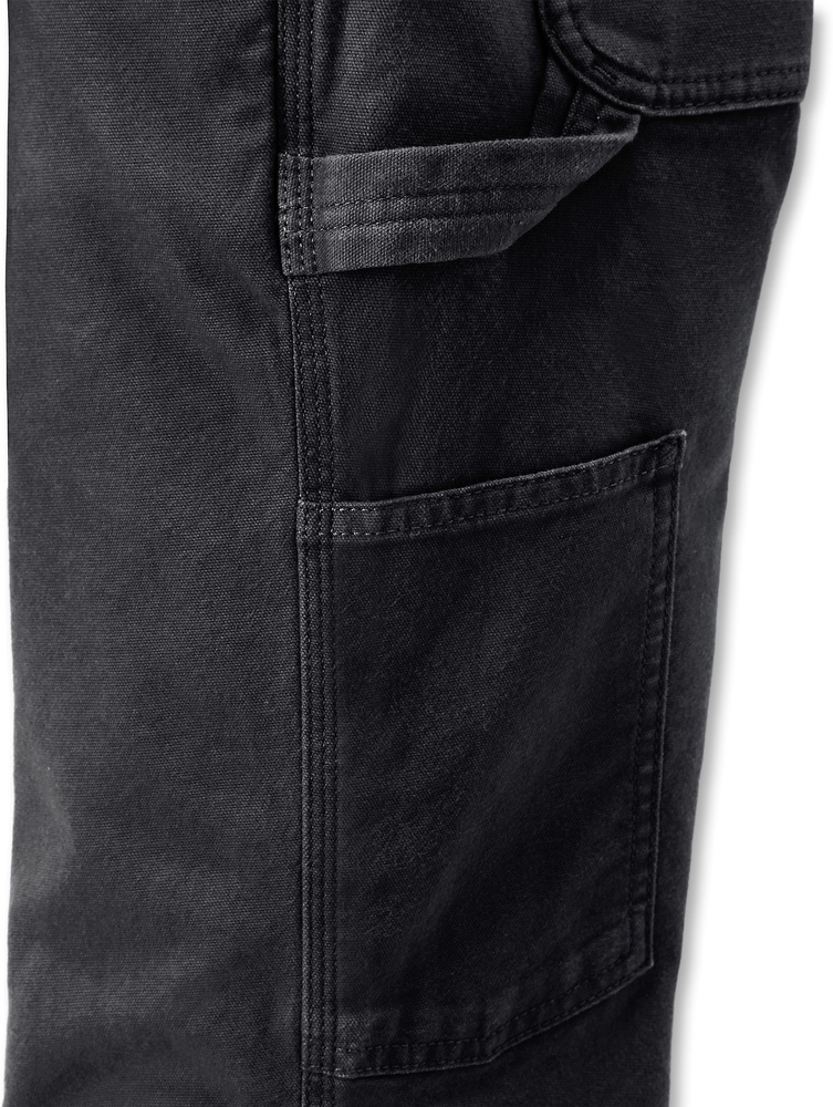CarharttDamenHoseRelaxedFitCanvasWorkPant105113Black-W14REG
