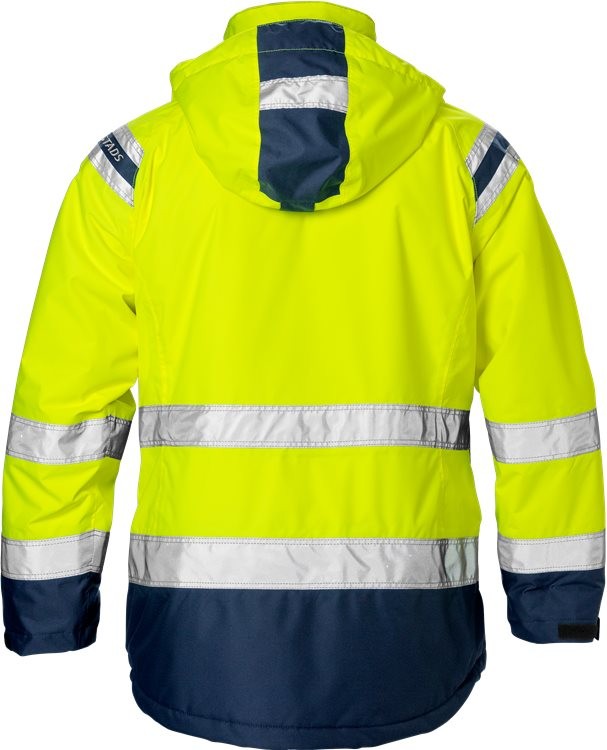 FristadsHighVisAirtechWinterjackeDamenKl34037GTTWarnschutz-GelbMarine