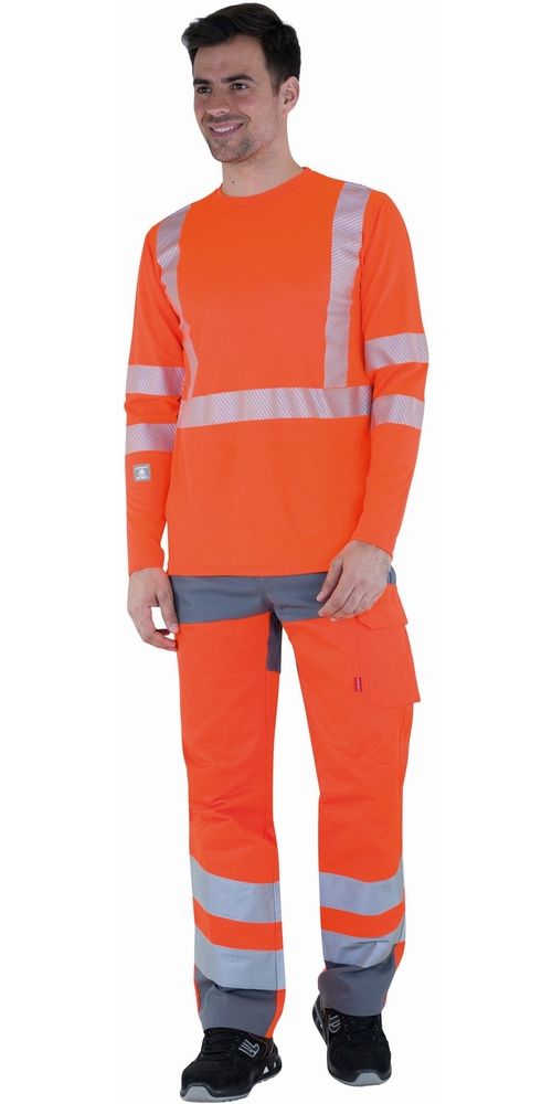 CepovettLangarm-ShirtFluoBase2T539FluoOrange-XXL