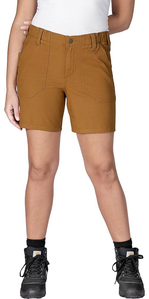 CarharttDamenShortsRelaxedFitCanvasWorkShortCarharttBrown