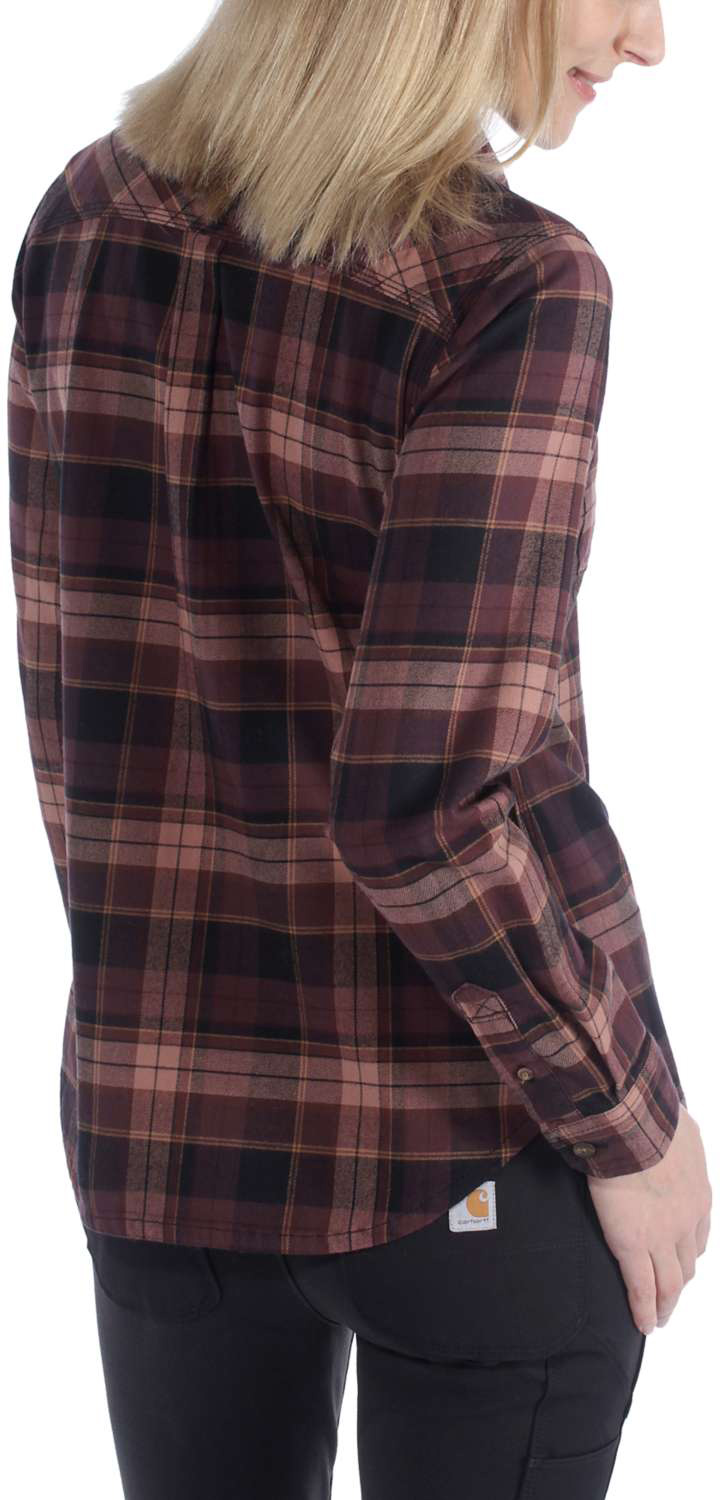 CarharttDamenShirtHamiltonFlannelShirtPort