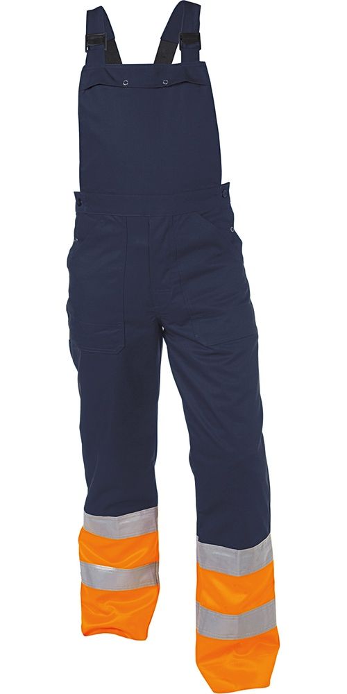 BasicLineOverallWarnschutzlatzhoseAnnecyDunkelblauNeonorange-44