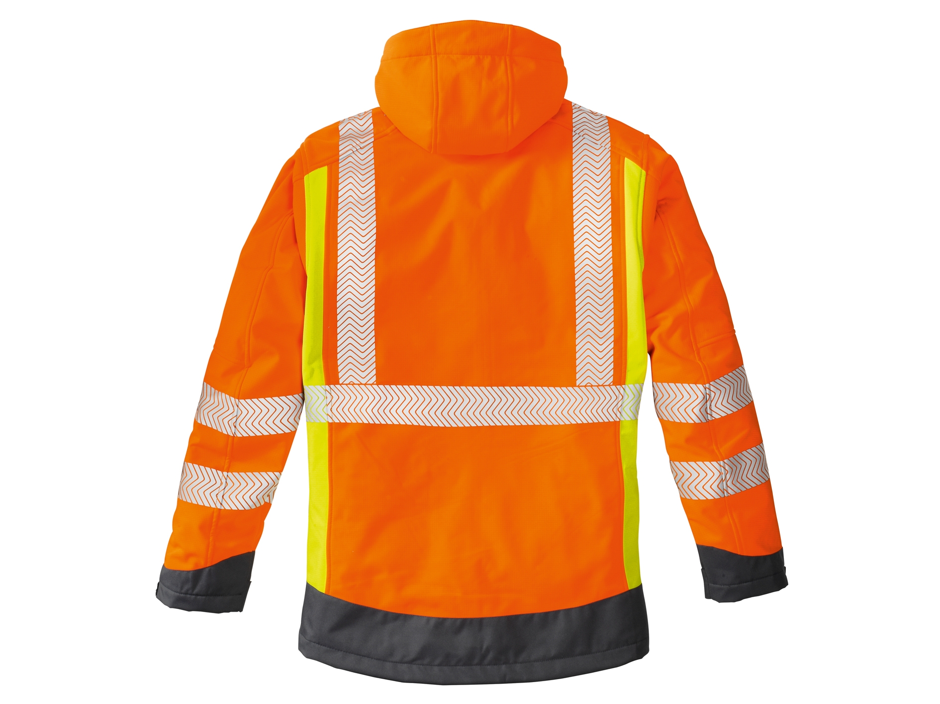 4PROTECTWarn-Wetterschutz-Softshell-JackeHoustonLeuchtorangeLeuchtgelb