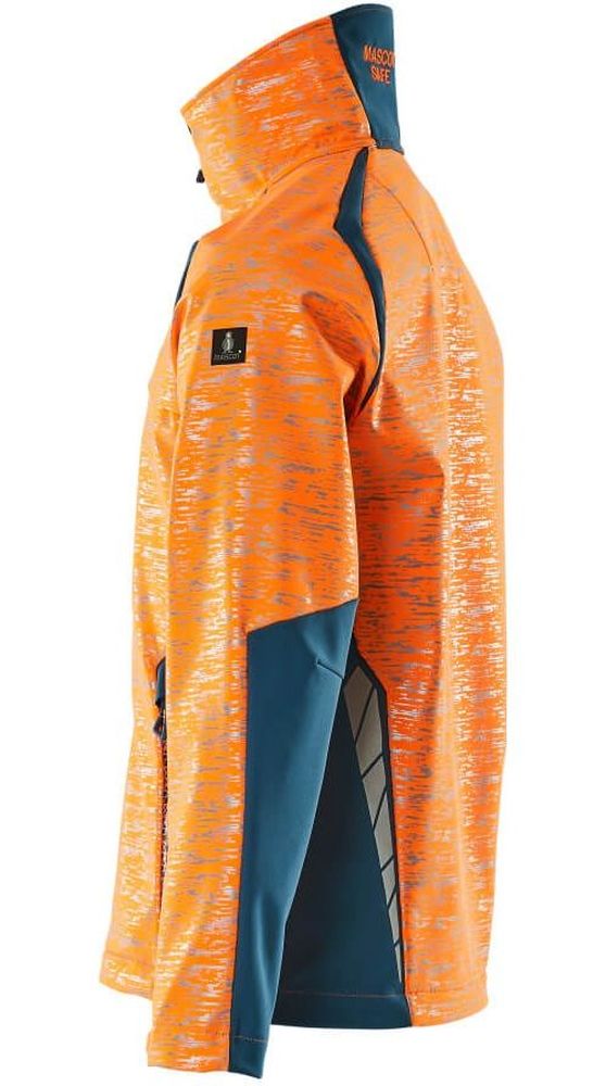 MascotSoftshellJackeAccelerateSafe19202-291Hi-visOrangeDunkelpetroleum-XXL