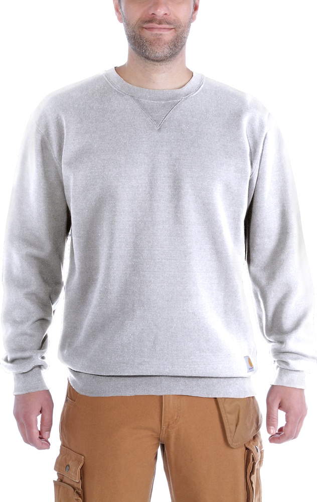 CarharttMidweightCrewneckSweatshirtK124HeatherGrey-XS