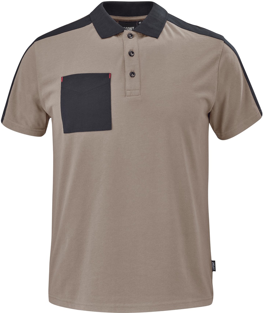 LafontPoloshirtHoneD190ATT2BeigeBlack-XXL