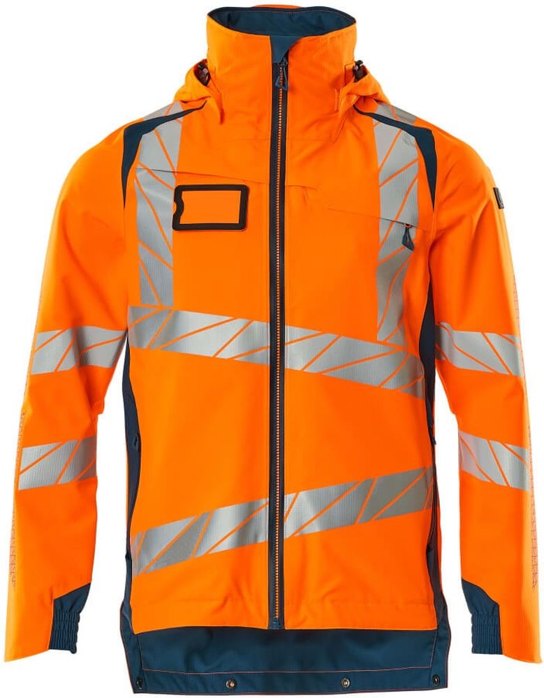 MascotHardShellJackeAccelerateSafe19001-449Hi-visOrangeDunkelpetroleum-XXL