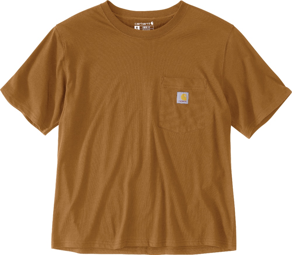 CarharttDamenLightweightSSCrewneckT-Shirt106122CarharttBrown-XS