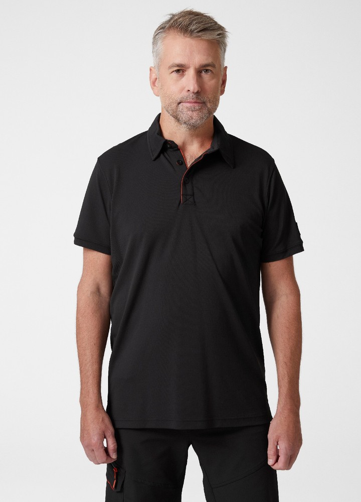 HellyHansenKensingtonTechPoloShirtBlack-XS