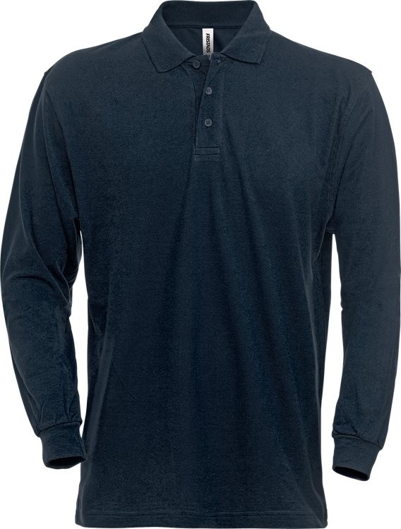 FristadsAcodePoloshirtLangarm1722PIQDunkelmarine