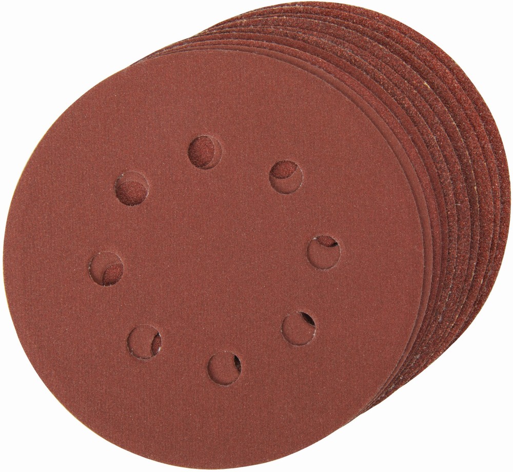 SilverlineSchleifzubehrKlettschleifscheibengelocht125mm10-tlgSatz125mm4x60er-2x80er-2x120er-2x240er-Korn