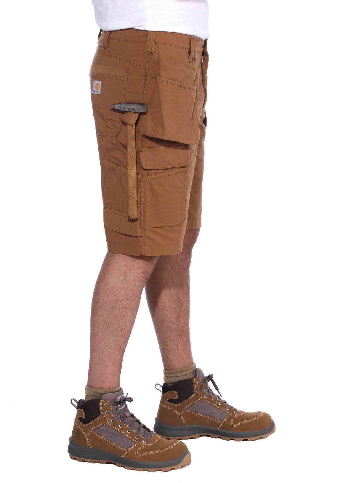 CarharttHerrenShortsSteelMultipocketShortCarharttBrown