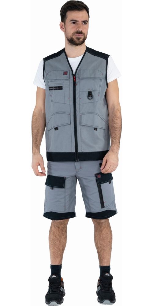 LafontBermudashortsCrusher1ATBUPGreyBlack-XS