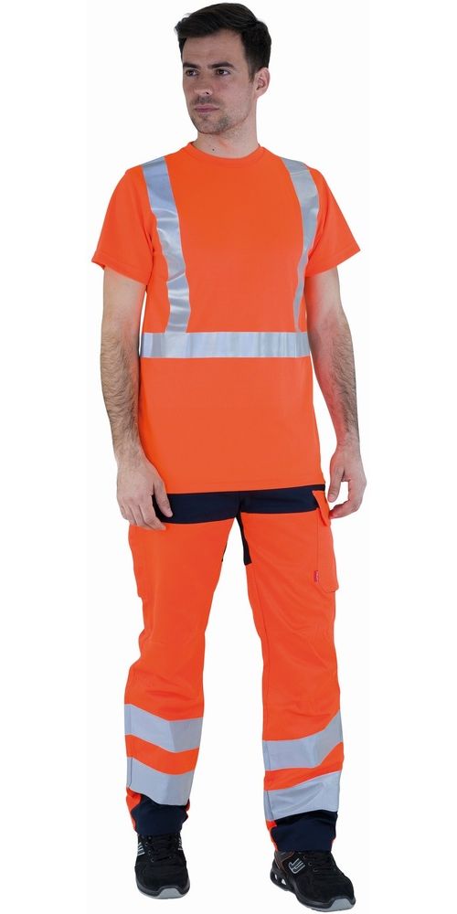 CepovettKurzarm-ShirtFluoBase2T089FluoOrange-XXL