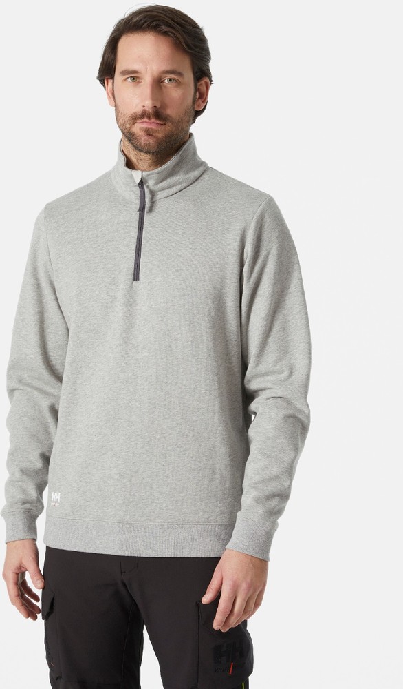 HellyHansenClassicHalfZipSweatshirtMidGrey-XS