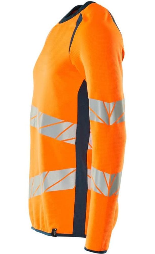 MascotSweatshirtAccelerateSafe19084-781Hi-visOrangeDunkelpetroleum-XXL