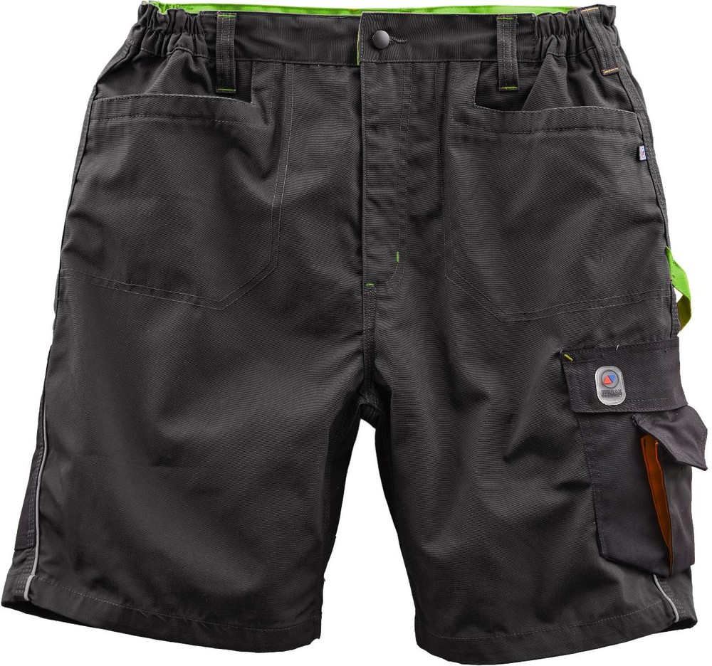 TerraxWorkwearShortSchwarzLimette