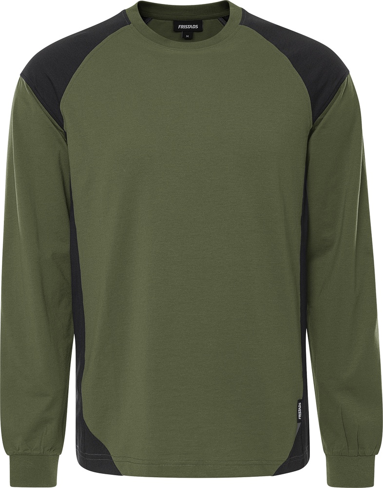 FristadsSchweresLangarm-T-Shirt7071GTM301171GreenBlackO01-4XL