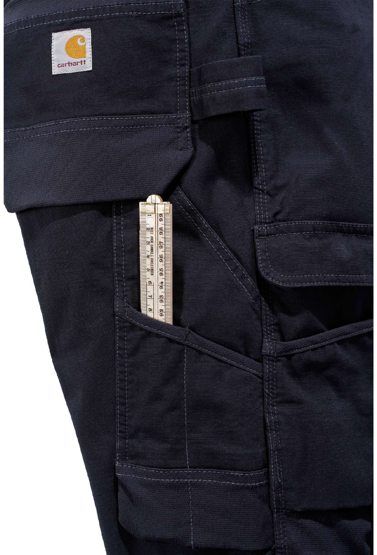 CarharttHerrenHoseSteelMultipocketPantNavy