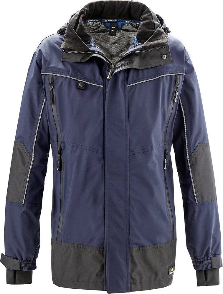 4PROTECTWetterschutz-JackePhilly3301NavySchwarz-4XL
