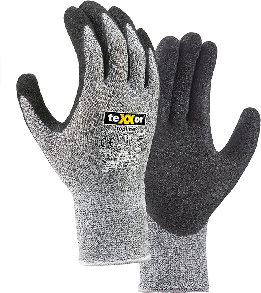 teXXorToplineSchnittschutz-HandschuheNitrilE12Paar2429