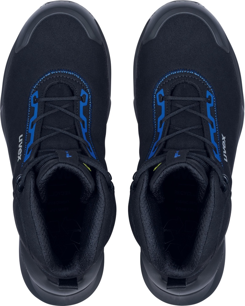 UvexSicherheitsschuhStiefel1X-CraftSicherheitsstiefelS2SR68150SchwarzBlau-35Weite14