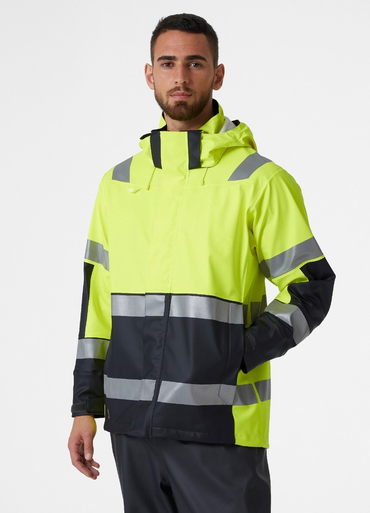 HellyHansenRegenjackeAlna20RainJacketYellowEbony-XS