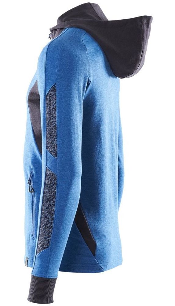 MascotKapuzensweatshirtmitReiverschlussAccelerate18584-962AzurblauSchwarzblau-XXL