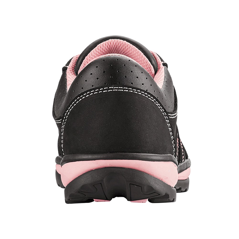 RUNNEXDamenS2-SicherheitshalbschuhGirlStarSchwarzPink