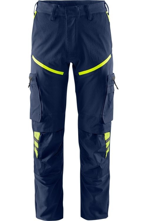 FristadsStretch-Hose2653LWSMarineWarnschutz-Gelb