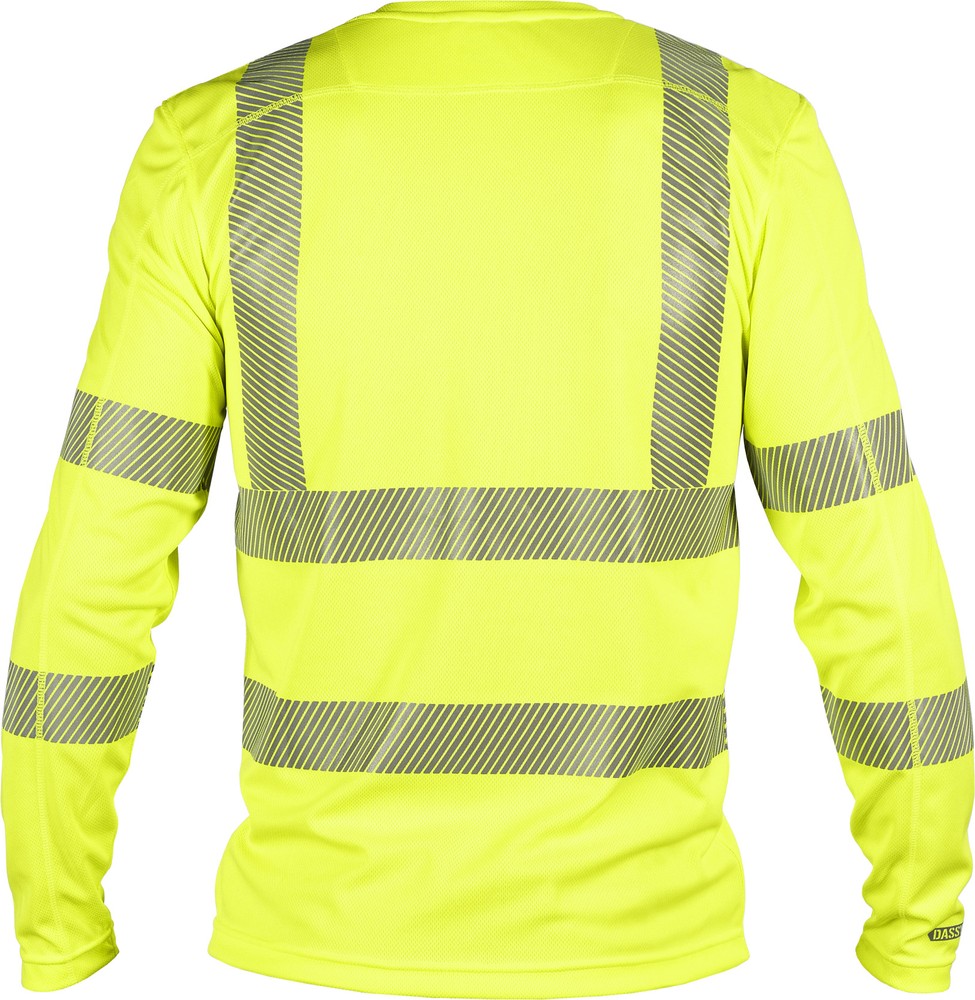 DassyWarnschutzUV-T-ShirtmitlangenrmelnCartervillePES06Neongelb