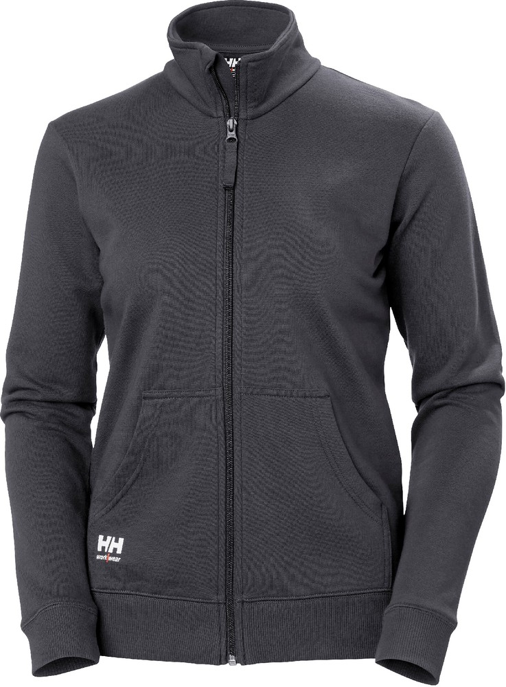 HellyHansenDamenClassicZipSweatshirtDarkGrey-XS