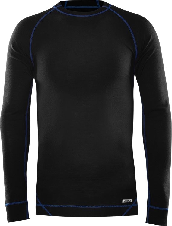 FristadsLongsleeveT-ShirtMerinoLangarm7517MWSchwarz