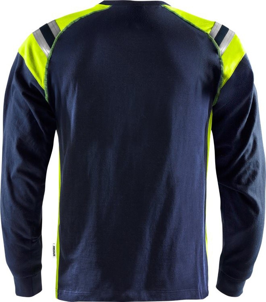 FristadsLongsleeveFlamestatT-ShirtLangarm7072TFLHMarineblau-XS