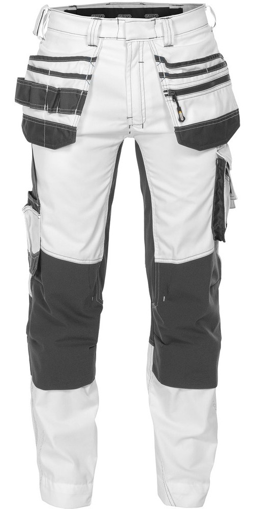 DassyMalerhosemitStretchHolstertaschenundKniepolstertaschenFluxPaintersPESCO41WeiAnthrazitgrau