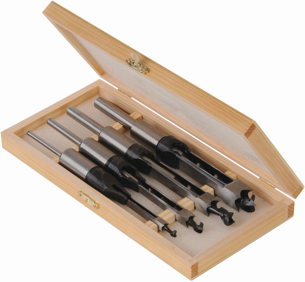 SilverlineHolzbearbeitungszubehrVierkant-Stemmbohrer4-tlgSatz616mm