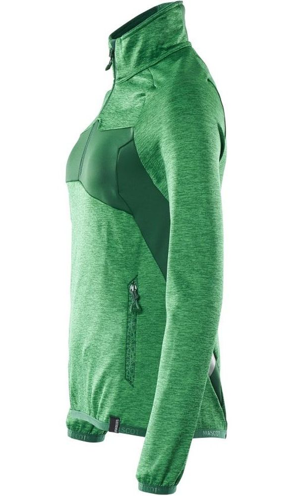 MascotDamenFleecepullovermitkurzemReiverschlussAccelerate18053-316GrasgrnGrn-XXL