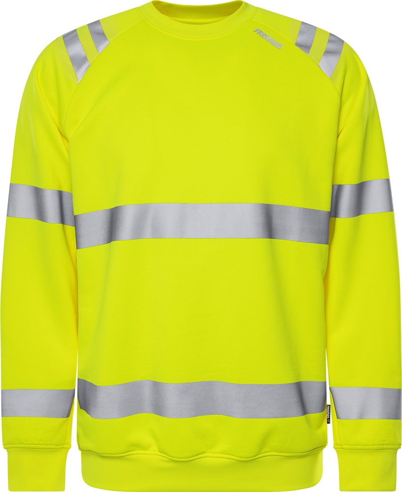 FristadsHighVisSweatshirtKl37862GPSW301023Hi-VisYellow-4XL