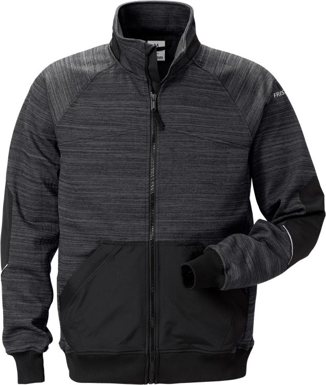 FristadsSweatjacke7052SMPGrauSchwarz